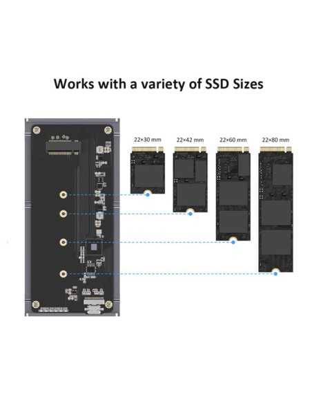 LMP SSD DataFlash USB4 0TB, NVMe PCIe SSD Enclosure USB4 (40 Gbit/s)