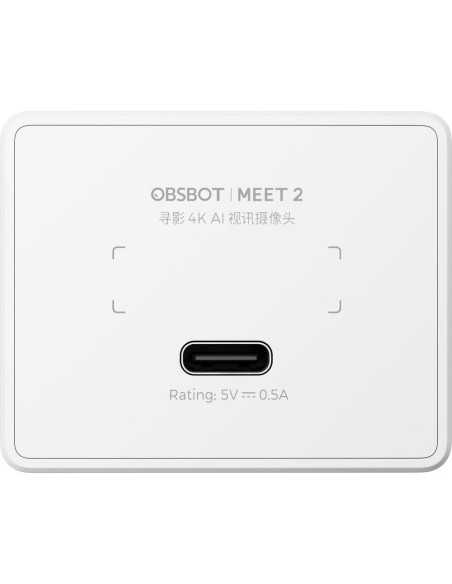 OBSBOT Meet 2 4K Webcam (Cloud White)