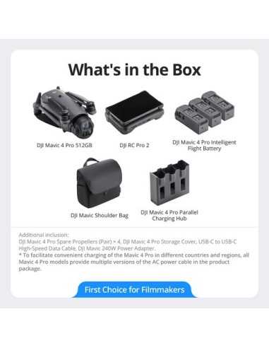 DJI Mavic 4 Pro 512GB Creator Combo (DJI RC 2 Pro)