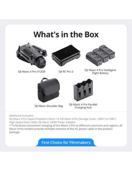 DJI Mavic 4 Pro 512GB Creator Combo (DJI RC 2 Pro)