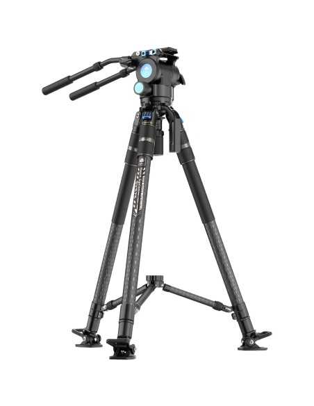 Sirui Treppiede SVS75 Rapid-System in fibra di carbonio con testa fluida SVH15 (75 mm)