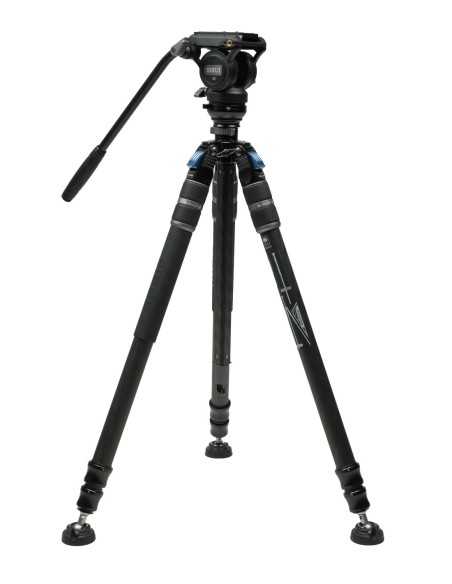 Sirui SVS60+S3 One-Step Height-Adjustment Carbon Fiber Video Tripod Kit