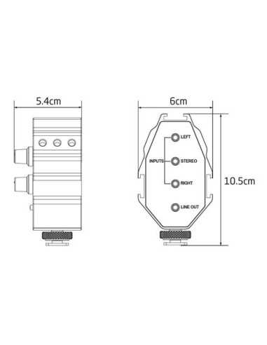 Boya Audio Adapter BY-MP4 for Smartphone, DSLR...