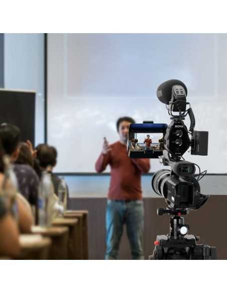 Boya Audio Adapter BY-MP4 for Smartphone, DSLR Cameras, Camcorders