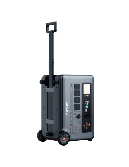 Rental OSCAL PowerMax 3600 Portable Power Station 3600Wh LiFePO4, 3600W (peak 6000W)