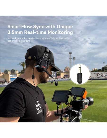Rental Synco Xtalk XPro5 Wireless Intercom System with 5 Single Earphones (2.4GHz) 500m