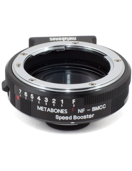Metabones Nikon G to BMPCC Speed Booster - Adapts Nikon G Lenses per Blackmagic Pocket Camera (MB_SPNFG-BMPCC-BM1)