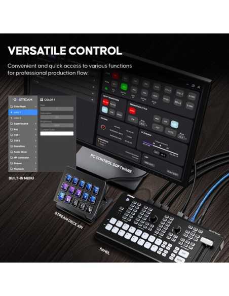 Osee GoStream Duet 8 ISO 8-Channel Video Switcher NDI|HX