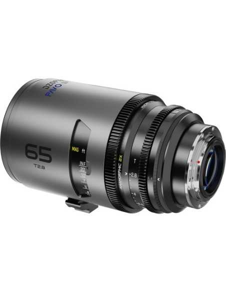 DZOFilm 2x anamorphic Prime Macro 65mm T2.8-Rivestimento Blu- Attacco PL e EF (metri)