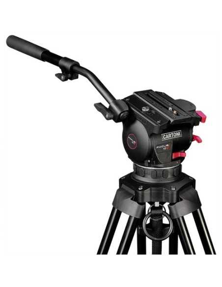 Cartoni FOCUS 10 2-St Alu Smart Stop SDS (Testa HF1000, treppiede T728/2, sacca C928/2)