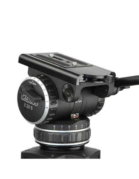 Cartoni FOCUS 10 2-St Alu Smart Stop SDS (Testa HF1000, treppiede T728/2, sacca C928/2)