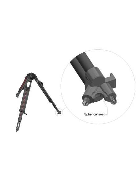 Cartoni FOCUS 22 2-St CRB Smart Stop SDS (Testa HF2200, treppiede T728/2C, sacca C928/2)