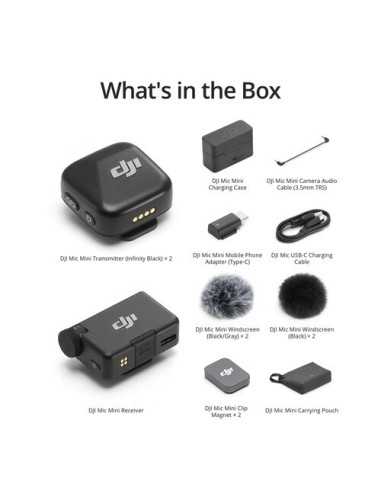 DJI DJMC10 Mic Mini (2 TX + 1 RX + charging case)