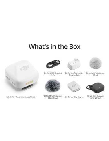 DJI Trasmettitore DJI Mic Mini (Bianco artico)