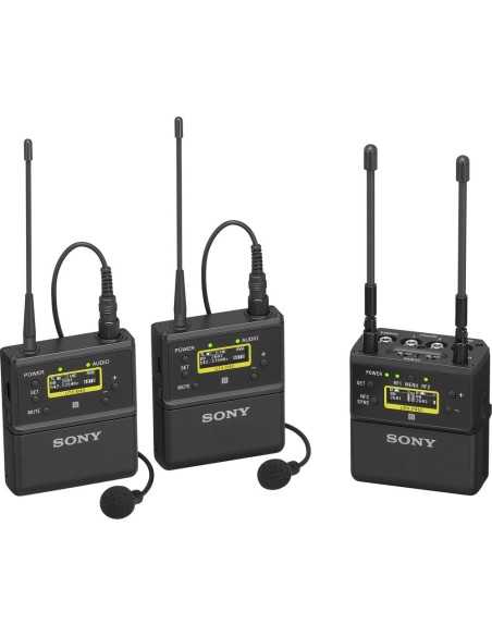 Sony UWP-D27 2-Person Camera-Mount Wireless Omni Lavalier Microphone System