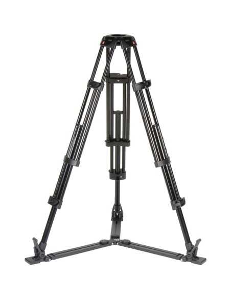 Manfrotto Kit Treppiede Stella mediana con Testa Fluida con coppa diametro75mm - portata 1~6Kg Completo di borsa