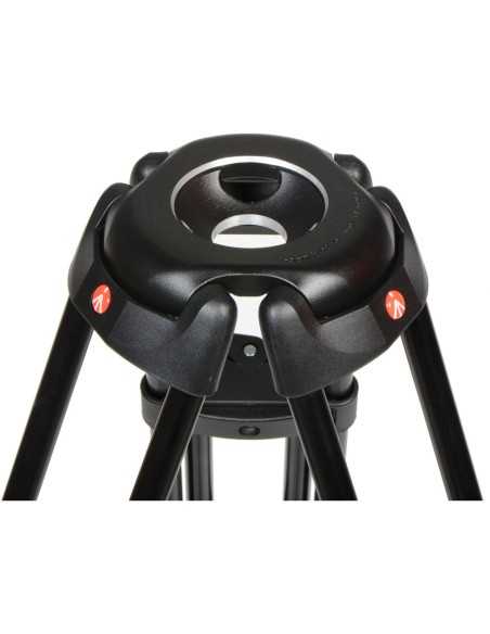 Manfrotto Kit Treppiede Stella mediana con Testa Fluida con coppa diametro75mm - portata 1~6Kg Completo di borsa