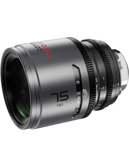 DZOFilm Obiettivo 2x anamorphic Prime 75mm T2.1-Rivestimento Neutro- Attacco PL e EF (Metri)