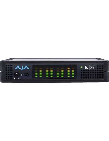 AJA Io X3 Professional Video I/O per Thunderbolt 3