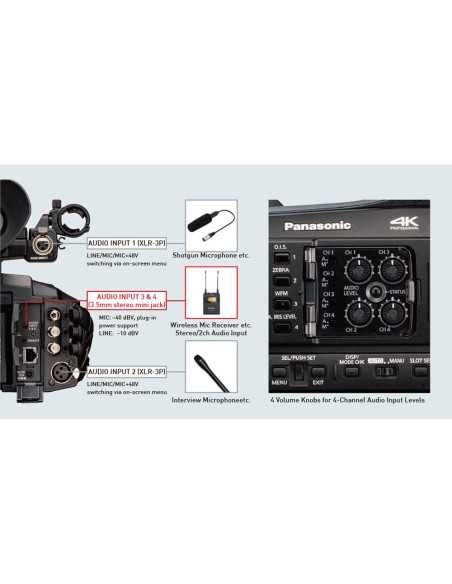 Panasonic AG-CX370 UHD 4K Pro Camcorder con NDI|HX2 e Auto-Tracking