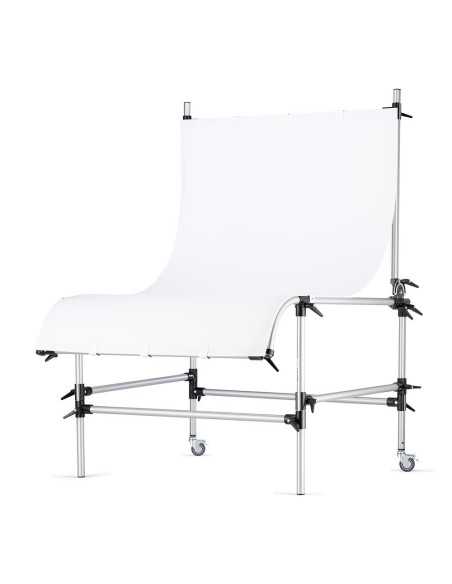Manfrotto Tavolo still life con pannello in perspex e ruote