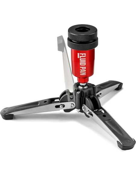 Manfrotto MVA50A Base Fluida con Piedini Retraibili, Nero/Antracite