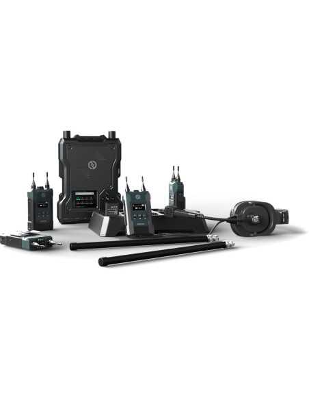 Hollyland Solidcom M1 Full-Duplex Wireless Intercom Solution (4 Beltpacks)