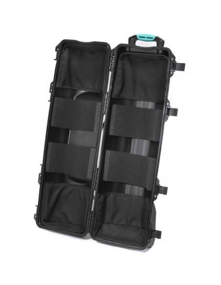 HPRC HPRC6300WTRIBLK valigia in resina leggera, stagna , indistruttibile con interno personalizzabile, completa di ruote.