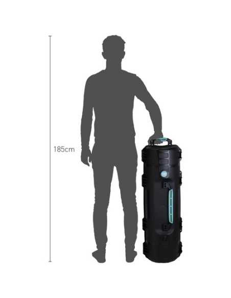 HPRC HPRC6300WTRIBLK valigia in resina leggera, stagna , indistruttibile con interno personalizzabile, completa di ruote.