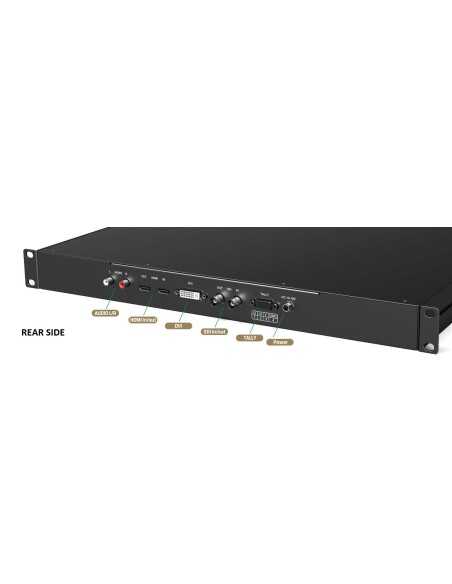 Neway LCD-17FH-R RU Pull-out IPS Rack 1U Mount Monitor 3G-SDI, HDMI, DVI