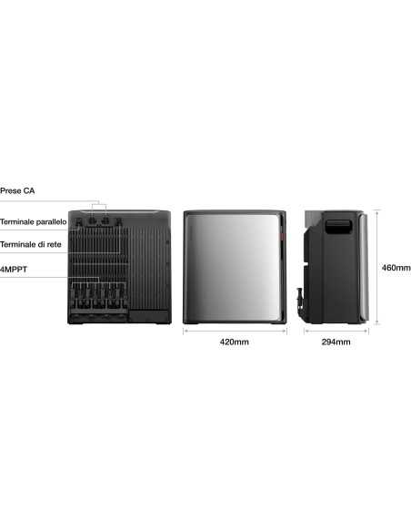 Ecoflow STREAM Ultra X Accumulo 3840Wh - 2000 W Fotovoltaico