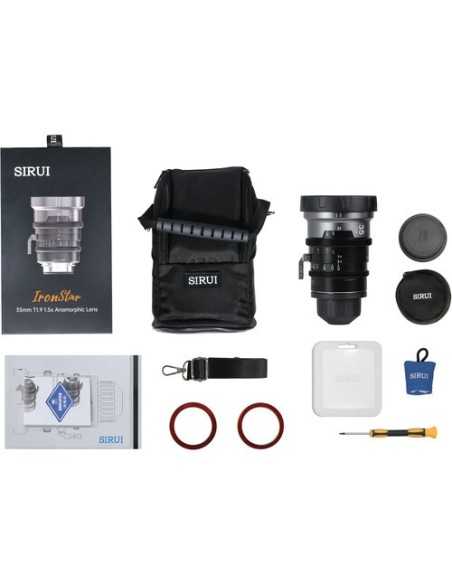 Sirui IronStar T1.9 1.5x Anamorphic Full Frame Cine Lenses 35mm (Blue Flare)