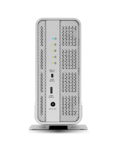 OWC Express 4M2 4-Bay USB4 Contenitore SSD esterno con SoftRAID