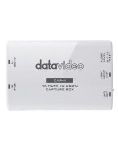 Datavideo CAP-4 4K HDMI a USB-C Capture Box 2