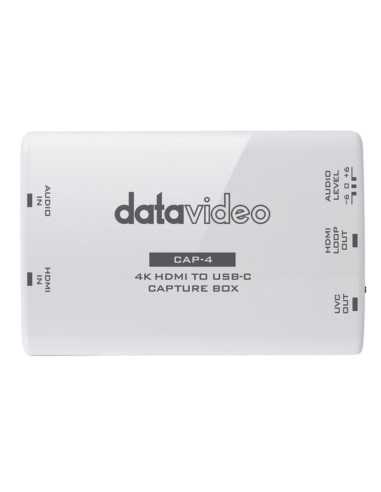 Datavideo CAP-4 4K HDMI a USB-C Capture Box