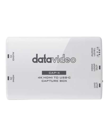 Datavideo CAP-4 4K HDMI a USB-C Capture Box