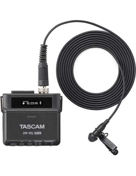 TASCAM DR-10L Pro Field Recorder e microfono lavalier