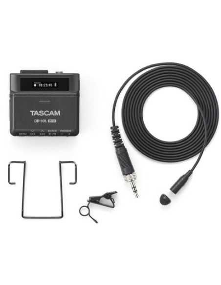 TASCAM DR-10L Pro Field Recorder e microfono lavalier