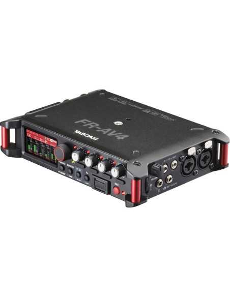 TASCAM FR-AV4 4-Channel 32-Bit Float Field Recorder with Mixer, Timecode, and HDMI Sync