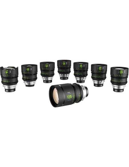 NiSi Set Obiettivi ATHENA PRIME MASTER 14/18/25/35/40/50/85/135mm + custodia, con attacco per filtro drop-in (PL Mount)
