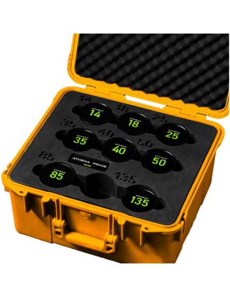 NiSi Set Obiettivi ATHENA PRIME MASTER 14/18/25/35/40/50/85/135mm + custodia, con attacco per filtro drop-in (PL Mount)