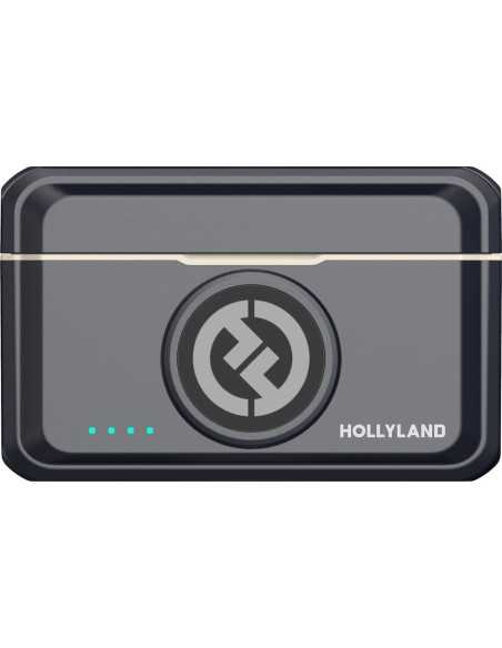 Hollyland LARK M2 COMBO Wireless Combo Microphone System (2.4 GHz, Shine Charcoal)