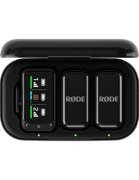 RODE Wireless Micro 2-Person Ultracompact Wireless Microphone Pro System for Cameras and Mobile Devices (2.4 GHz)