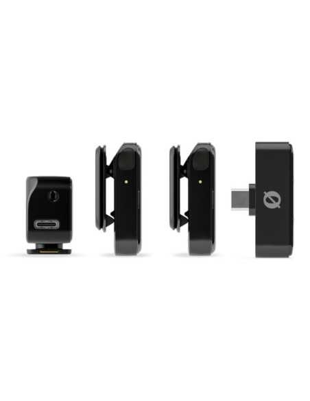 RODE Wireless Micro 2-Person Ultracompact Wireless Microphone Pro System for Cameras and Mobile Devices (2.4 GHz)