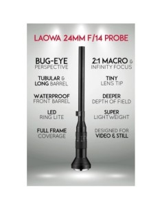 Laowa Venus Optics obiettivo 24mm f/14 2X Macro Probe PL... 2