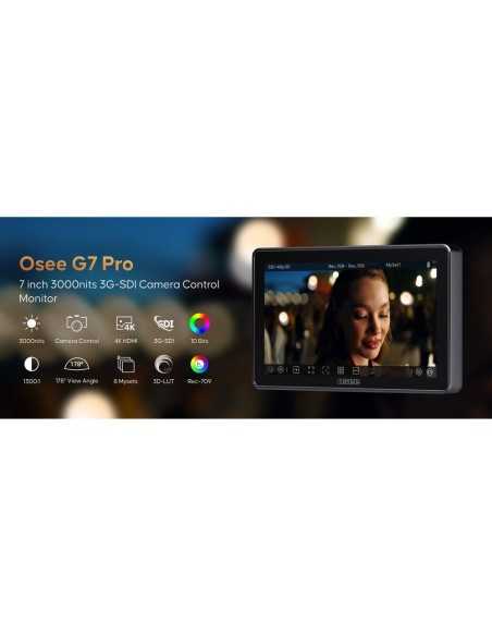 Osee G7 Pro 7" Touchscreen Field Monitor con Camera Control