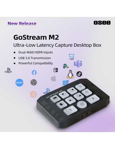 Osee Scheda di acquisizione GoStream M2 Dual 4K USB 3.0 HDMI