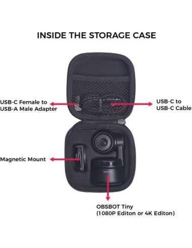 OBSBOT Custodia di archiviazione per Tiny 2