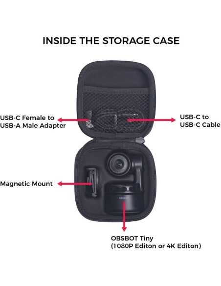 OBSBOT Custodia di archiviazione per Tiny 2
