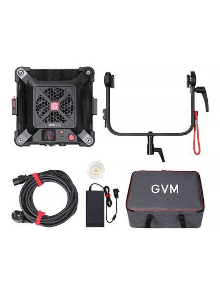 GVM Reign FH400C RGB+Bi-color LED Modular Flathead Light (400W)
